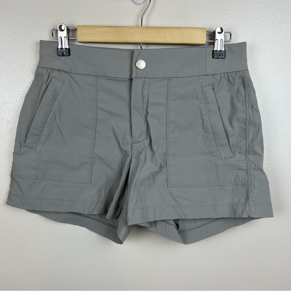 Athleta Light Gray Athletic Shorts